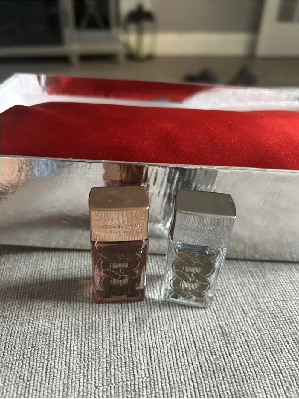 Michael Kors sleek red